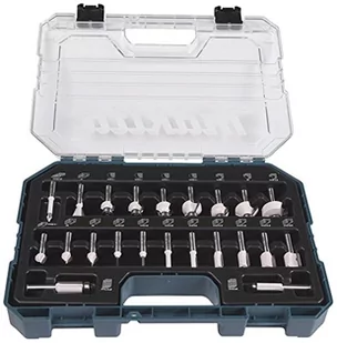 Makita D-74778 zestaw frezów 8 mm 22 szt - Wiertła - miniaturka - grafika 1