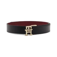 Paski - Tommy Hilfiger Skórzany dwustronny pasek TH LOGO REV 3.0 - miniaturka - grafika 1
