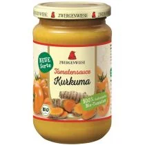 Zwergenwiese Sos z żółtych pomidorów z kurkumą bezglutenowy 340 ml Bio - Sosy w torebkach - miniaturka - grafika 1