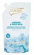 Mydła - Luksja Creamy Linseed Mydło W Płynie Zapas 400ML - miniaturka - grafika 1