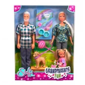Lalki dla dziewczynek - Zestaw lalek Steffi Dziadkowie z wnuczką - miniaturka - grafika 1