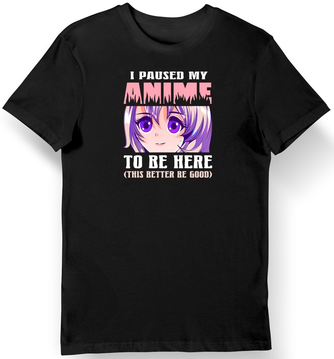 Koszulka męska anime z napisem 