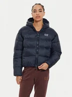 Kurtki damskie - EA7 Emporio Armani Kurtka zimowa 6DTB17 TNGPZ 1562 Granatowy Relaxed Fit - miniaturka - grafika 1