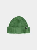 Czapki damskie - Czapka zimowa męska 4F 4FAW23ACAPM314-41S Zielony - miniaturka - grafika 1