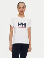 Koszulki i topy damskie - Helly Hansen T-Shirt W Hh Logo T-Shirt 2.0 34465 Biały Regular Fit - miniaturka - grafika 1