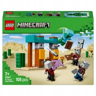 Klocki - LEGO Minecraft - Pustynny patrol osadników ZESTAW LEGO PREZENT CHŁOPCA DZIEWCZYNKI DZIECI - miniaturka - grafika 1