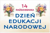 Dekoracje domu - DZIEŃ EDUKACJI NARODOWEJ - BANER DO SZKOŁY I PRZEDSZKOLA 150x100cm - miniaturka - grafika 1