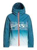 Kurtki narciarskie - Quiksilver Zamek błyskawiczny dla chłopców niebieski XS/8 - miniaturka - grafika 1
