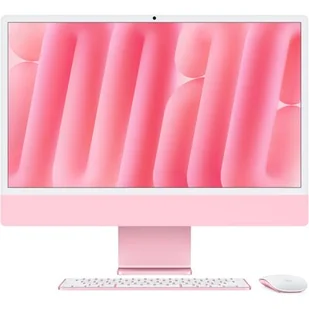 Apple iMac 24 M4/16GB/256/MacOS Retina 4,5K Różowy 8R GPU - Zestawy komputerowe - miniaturka - grafika 1