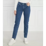 Spodnie damskie - Calvin Klein Jeansy | Slim Fit | mid rise - miniaturka - grafika 1