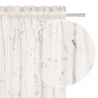 Zasłony - Zasłona Półzaciemniająca Welurowa Marmur 140X270 Taśma Kremowa - miniaturka - grafika 1
