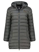 Kurtki damskie - Geographical Norway Płaszcz pikowany "Atikamap" w kolorze ciemnoszarym - miniaturka - grafika 1