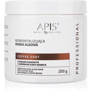APIS Coffee Shot Biorewitalizująca Maska Algowa z Kwasem Kawowym i Ziarenkami Kawy 200g - Maseczki do twarzy - miniaturka - grafika 1