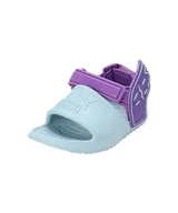 Buty dla dziewczynek - PUMA Mixed Kids Divecat V2 Injex Hero Glitz Inf Sandały Śliskie, Turkusowy Ultrafioletowy Surf, 23 EU - miniaturka - grafika 1