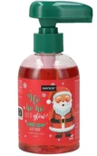 Kosmetyki kąpielowe dla dzieci - Mydło do mycia rąk grające dla dzieci Sence czerwone Mikołaj 250ml - miniaturka - grafika 1