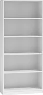 Regały - TopEshop Regał 80cm szafka książki segregatory r80 biały R80 BIEL - miniaturka - grafika 1