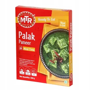 Gotowe indyjskie danie Palak Paneer MTR 300g - Szybkie dania obiadowe - miniaturka - grafika 1