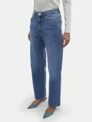 Spodnie damskie - Vero Moda Jeansy Tessa 10308153 Niebieski Wide Leg - miniaturka - grafika 1