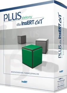 InsERT Zielony Plus Insert GT (ZPLUS, ZPGT) - Programy finansowe i kadrowe - miniaturka - grafika 3