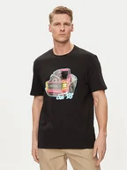 Koszulki męskie - Hugo T-Shirt Damotoro 50514092 Czarny Relaxed Fit - miniaturka - grafika 1