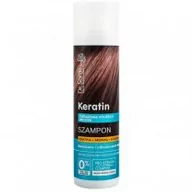 Szampony do włosów - Sante Dr Santé Keratin szampon regenerująco-nawilżający do włosów łamliwych matowych Keratin Arginine and Collagen 250 ml - miniaturka - grafika 1