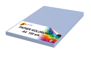 Papier kolorowy A4 80g niebieski pastel 3 100 arkuszy - Szkolne artykuły papiernicze - miniaturka - grafika 1
