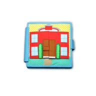 Zabawki sensoryczne - Książeczka Sensoryczna Duża, Quiet Book, Montessori - Zawody/ Jolly Designs - miniaturka - grafika 1