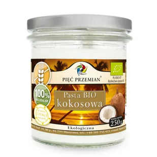 Pięć przemian Pasta kokosowa BIO - Pięć przemian - 250g 06115 - Słodkie kremy i masła - miniaturka - grafika 1