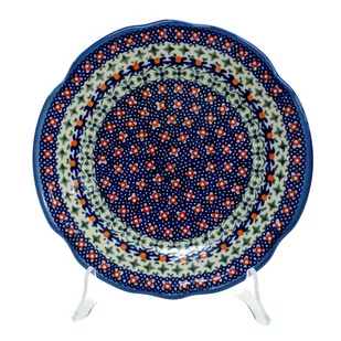 Ceramiczny talerz deserowy 21,5 cm Ceramika Bolesławiec - Dekoratorstwo - miniaturka - grafika 1
