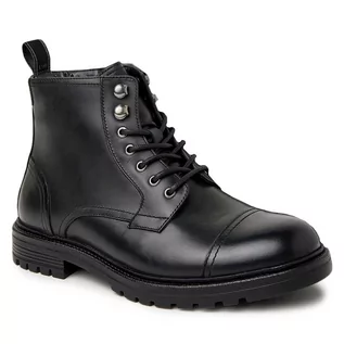 Botki męskie - Trzewiki Pepe Jeans PMS50237 Black 999 - grafika 1