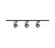 Lampy sufitowe - Reflektor do systemu szynoweo VIENNA 3xGU10/10W/230V czarny - miniaturka - grafika 1