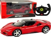 Samochody i pojazdy dla dzieci - Rastar Auto R/C Ferrari SF90 1:14 Rastar Czerwone - miniaturka - grafika 1