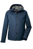 Kurtki męskie - Killtec Męska kurtka softshellowa / outdoorowa kurtka z kapturem KOS 84 MN SFTSHLL JCKT; ciemnoniebieska, L, 39142-000 - miniaturka - grafika 1