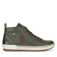 Sneakersy damskie - Sneakersy Remonte D0771-54 Zielony - miniaturka - grafika 1