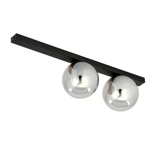 Emibig Fit lampa sufitowa 2-punktowa czarna/transparentna 1122/2 1122/2 - Lampy sufitowe - miniaturka - grafika 4