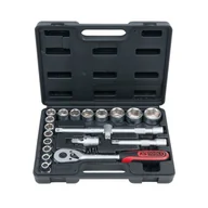 Klucze i nasadki - KS Tools 911.0620 1/2" SuperLock zestaw kluczy nasadowych, 20-częściowy 4042146043110 - miniaturka - grafika 1