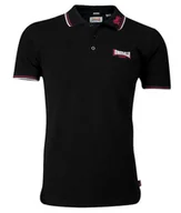 Koszulki męskie - Polo LONSDALE LION czarne-L - miniaturka - grafika 1