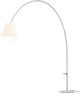 Lampy stojące - Luceplan - Lady Costanza Lampa Podłogowa ze Ściemniaczem Biała/Aluminium Luceplan - miniaturka - grafika 1