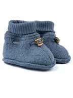 Buciki dla niemowląt - mikk-line Buty w kolorze niebieskim do raczkowania - miniaturka - grafika 1