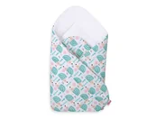 Rożki i beciki - Rożek Dla Niemowląt Miękki - Gwiazdki Biało-Bordowe - miniaturka - grafika 1