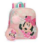 Plecaki szkolne i tornistry - Disney Minnie Play All Day plecak przedszkolny, regulowany, różowy, 21 x 25 x 10 cm, poliester, 5,25 l - miniaturka - grafika 1