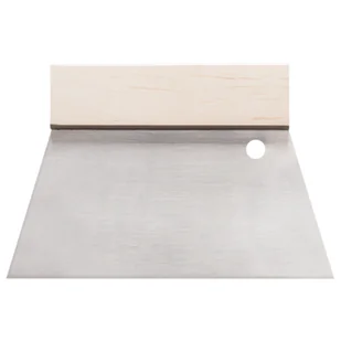 Szpachla trapezowa stalowa 18 cm uchwyt drewniany - Narzędzia murarskie - miniaturka - grafika 1