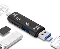 Adaptery i przejściówki - Czytnik kart microSD Usb Otg - Usb type C microUSB - miniaturka - grafika 1