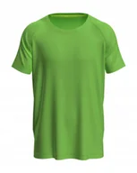 Koszulki męskie - Koszulka męska T-shirt Stedman Active 140 Raglan Men ST8410 Kiwi Green XL - miniaturka - grafika 1