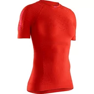Koszulki i topy damskie - X-Bionic damska koszulka z krótkim rękawem Effektor 4.0 Run Sunset Orange/Namid Red L - miniaturka - grafika 1