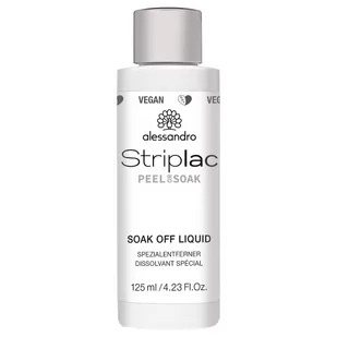 alessandro Striplac Peel or Soak-Soak-Off Liquid - Specjalny zmywacz do usuwania Peel or Soak Striplac - O zapachu mango - 1 x 125ml - Zmywacze i cleanery do paznokci - miniaturka - grafika 1