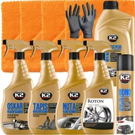 Kosmetyki samochodowe - K2 Zestaw Kosmetyków Do Pielęgnacji Mycia Auta Samochodu Ścierki Zestaw XXL - miniaturka - grafika 1