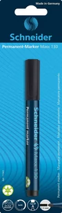 Schneider piśmiennicze Permanent Marker Maxx 130, 1  3 MM, w kolorze czarnym, wielokrotnego napełniania, 1er kartę blistrową 71301 - Markery permanentne - miniaturka - grafika 1