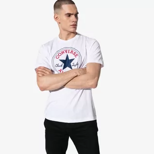 Koszulki męskie - Converse T SHIRT SS CHUCK PATCH TEE 10007887-A04 - grafika 1