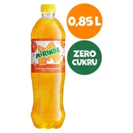 Napoje gazowane - Mirinda - Free napój gazowany pomarańczowy 0% cukru - miniaturka - grafika 1
